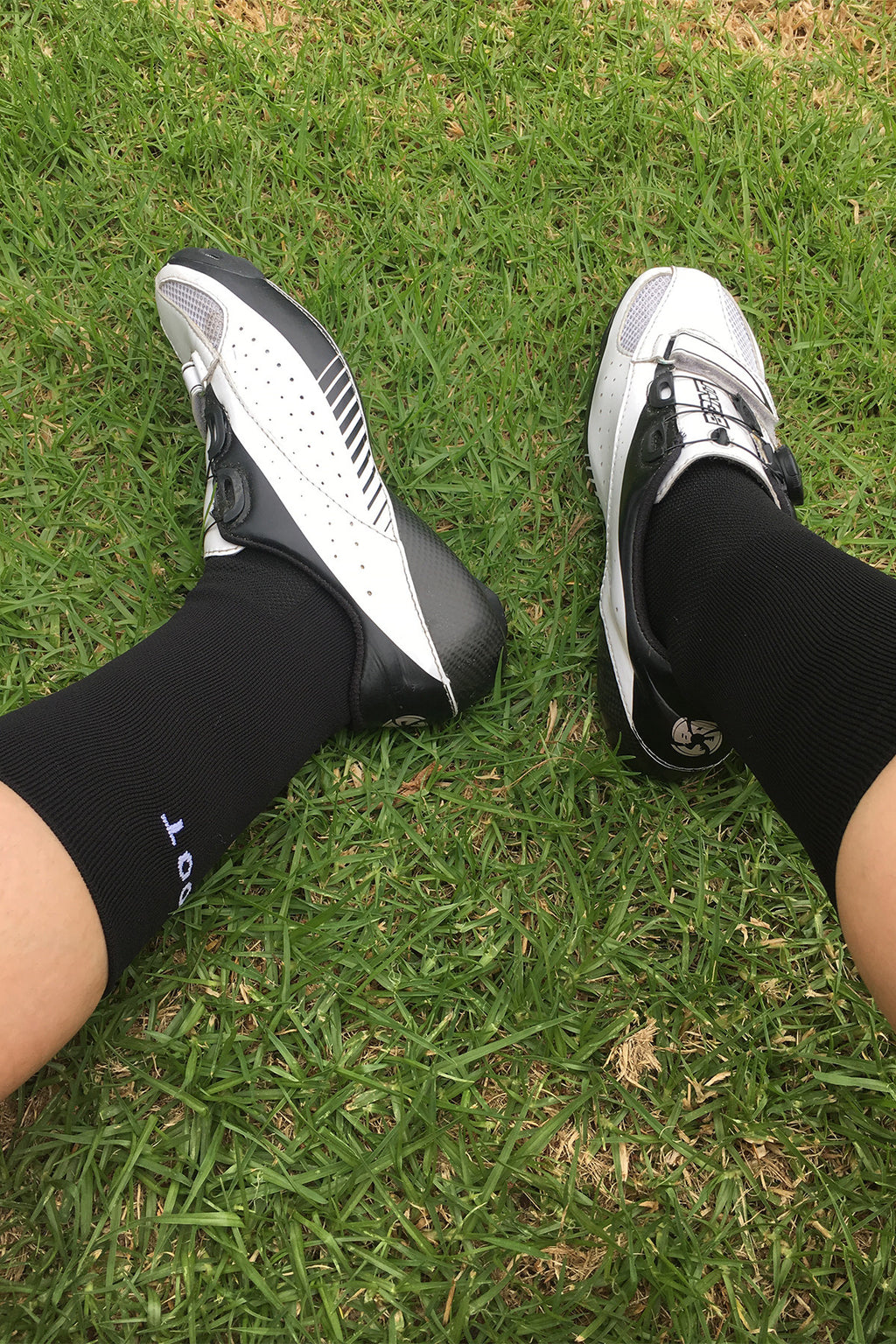 Plain Black Cycling Socks