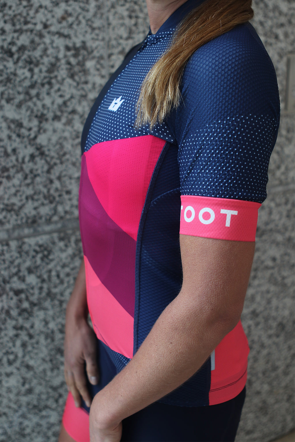 GEO - Womens Bibs Navy/Coral/Plum/Pink