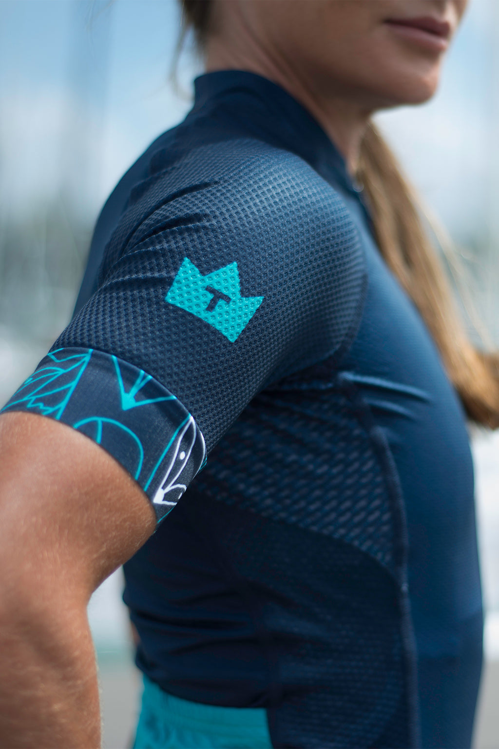 FOXY - Doodle Bibs Navy/Mint/Watermelon