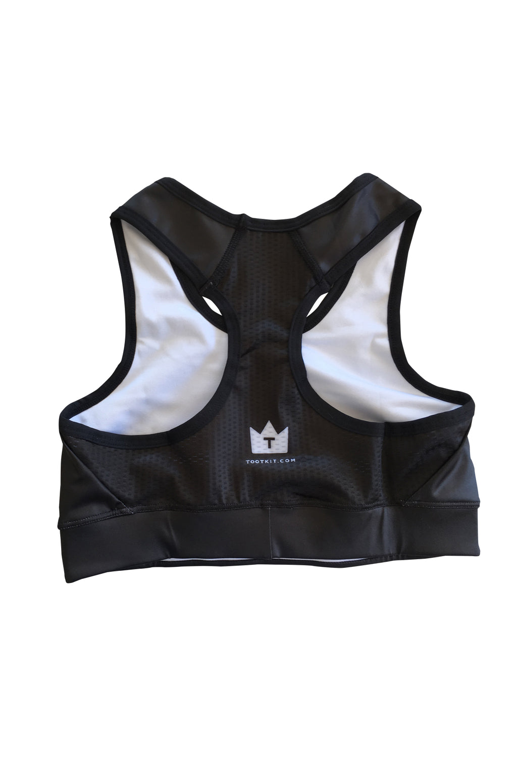 TOOT - SPORTS BRA - Black/White